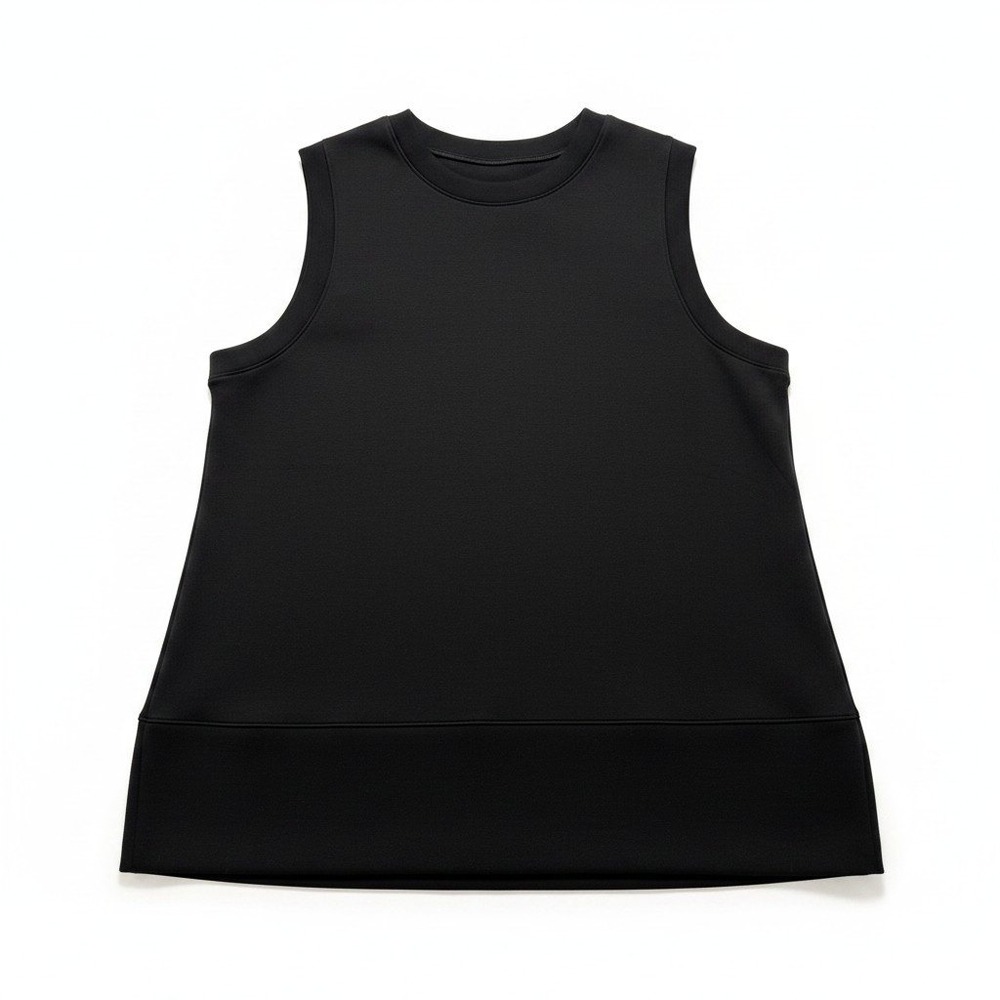 Spanx 2X Black AirEssentials Sleeveless Tank Top Womens Casual Athleisure Cozy